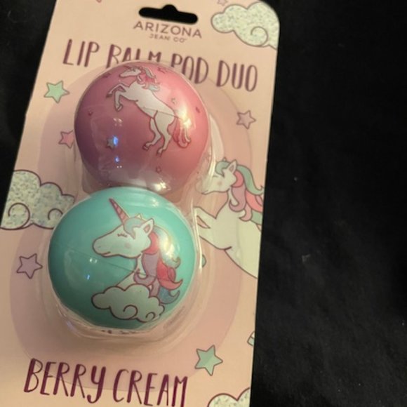 Arizona Jean 2018 Lip Balm Pod Duo Berry Cream Scented.  2 Pods.  ages 6+ NWT - Picture 5 of 7